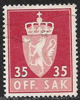 Noruega - Sellos De Servicios - Año1955 - Catalogo Yvert N.º 0074 - Usado - Servicios - Usados
