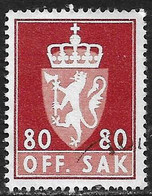 Noruega - Sellos De Servicios - Año1955 - Catalogo Yvert N.º 0085 - Usado - Servicios - Usati