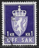 Noruega - Sellos De Servicios - Año1955 - Catalogo Yvert N.º 0087 - Usado - Servicios - Gebruikt