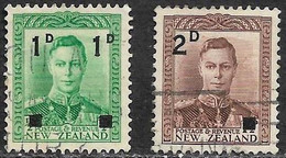 Nueva Zelanda - George Vi - Año1941 - Catalogo Yvert N.º 0260-61 - Usado - - Gebraucht