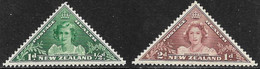 Nueva Zelanda - Serie Básica - Año1943 - Catalogo Yvert N.º 0264-65 - Usado - - Used Stamps