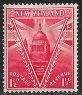 Nueva Zelanda - Aniversario De La Victoria - Año1946 - Catalogo Yvert N.º 0274 - Usado - - Oblitérés