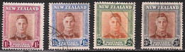 Nueva Zelanda - George Vi - Año1947 - Catalogo Yvert N.º 0291-94 - Usado - - Used Stamps
