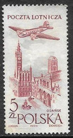 Polonia - Serie Básica - Año1957 - Catalogo Yvert N.º 0046 - Usado - Aéreo - Oblitérés
