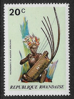 Ruanda - Instrumentos Musicales - Año1973 - Catalogo Yvert N.º 0519 - Usado - - Used Stamps