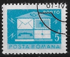 Rumania - Emisión En Parejas - Año1974 - Catalogo Yvert N.º 0133A - Usado - Taxas - Strafport