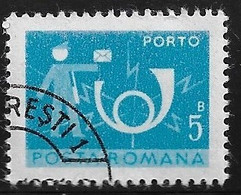 Rumania - Emisión En Parejas - Año1974 - Catalogo Yvert N.º 0133B - Usado - Taxas - Port Dû (Taxe)