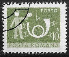 Rumania - Emisión En Parejas - Año1974 - Catalogo Yvert N.º 0134B - Usado - Taxas - Strafport