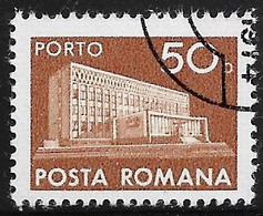 Rumania - Emisión En Parejas - Año1974 - Catalogo Yvert N.º 0137A - Usado - Taxas - Port Dû (Taxe)