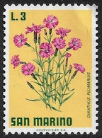 San Marino - Flores - Año1971 - Catalogo Yvert N.º 0793 - Usado - - Oblitérés