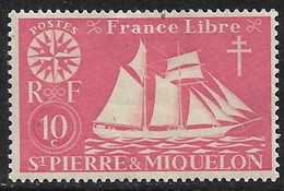 Sant Pierre Y Miquelón - Pesquero - Año1942 - Catalogo Yvert N.º 0297 - Usado - - Used Stamps