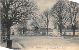 Loches         37       Place De La  Tour  N° 168      (scan) - Loches