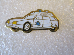 PIN'S    CITROEN  CX   AMBULANCE   DOMINIQUE - Citroën