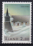 MiNr. 106 Finnland Alandinseln1995, 15. Sept. Freimarke: Kirchen Postfrisch/**/MNH - Aland