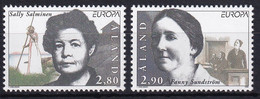 MiNr. 113 - 114  Finnland Alandinseln1996, 6. Mai. Europa: Berühmte Frauen Postfrisch/**/MNH - Aland