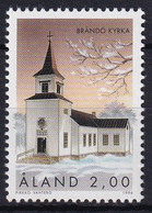 MiNr. 119 Finnland Alandinseln1996, 9. Okt. Freimarke: Kirchen Postfrisch/**/MNH - Aland