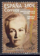 ESPAÑA 2021 ** MNH ED. 5514 GABRIELA MISTRAL. EMISIÓN CONJUNTA ESPAÑA-CHILE - Unused Stamps