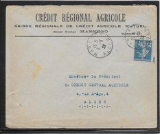 Algérie - Marengo - Lettre - Storia Postale