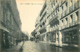 Paris * 16ème * La Rue De La Pompe * Teinturerie Henri MARTIN * Horlogerie - Arrondissement: 16