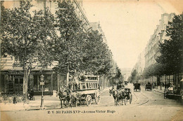 Paris * 16ème * Avenue Victor Hugo * Omnibus Attelage - Arrondissement: 16