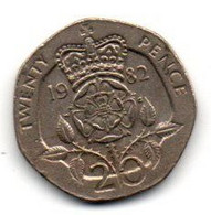 1982 - Gran Bretagna 20 Pence    ---- - 20 Pence