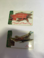 (1 A 20) Phonecard - Singapore - (2 Phonecard)  Insects - Andere & Zonder Classificatie