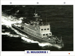 (25 X 19 Cm) (10-9-2021) - U - Photo And Info Sheet On Warship - Algeria Navy - El Mouderrib I - Bateaux