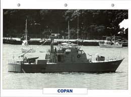 (25 X 19 Cm) (10-9-2021) - U - Photo And Info Sheet On Warship - Honduras Navy - Copan Not Perfect Top Right) - Bateaux