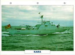 (25 X 19 Cm) (10-9-2021) - U - Photo And Info Sheet On Warship -  TOGO Navy - Kara - Boats