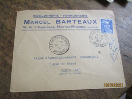 Hautes Rivieres Ardennes Marcel Barteaux Boulonnerie  Enveloppe Commerciale - 1900 – 1949