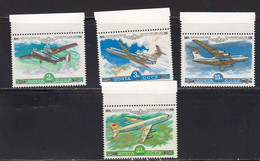 Russie URSS 1979 Yvert 138 / 141 ** Neufs Sans Charniere. Avions De La Compagnie Aeroflot - Unused Stamps