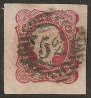 Portugal 1858 Sc 11 Mi 11 Yt 12 Used "52" (Porto) Cancel Toning - Gebruikt