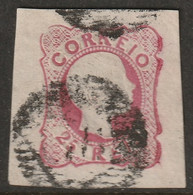 Portugal 1858 Sc 11 Mi 11 Yt 12 Used Tiny Thin - Used Stamps