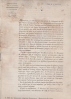 MILITARIA – DOSSIER DU MINISTERE DE LA GUERRE 1816 – GENIE ET FORTIFICATIONS - Gesetze & Erlasse