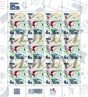 2021.09.12. Amp Football European Championships Krakow 2021 - MNH Sheet - Unused Stamps