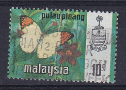 Malaya - Penang: 1971/78   Butterflies   SG79    10c   [Litho]   Used - Penang