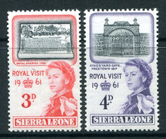 Sierra Leone 1961 Royal Visit - Complete Set MNH (SG 236-239) - Sierra Leone (1961-...)