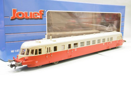 Jouef - Autorail ABJ2 X ABDP 3405 Rouge/beige Toit Beige SNCF ép. III Réf. HJ2408 Neuf HO 1/87 - Loks