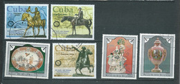 Cuba   - -6 Timbres Oblitérés   - Abc32207 - Autres & Non Classés