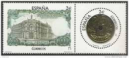2016-ED. 5101 Y 5102 EN DIPTICO -SERIE COMPLETA- Numismatica. Billete De 1.000 Pesetas Y Moneda De 25 Céntimos -NUEVO- - 2011-2020 Unused Stamps
