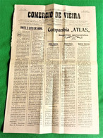 Vieira Do Minho - Jornal Comércio De Vieira, Nº 827 De 6 De Maio De 1941 - Imprensa. Viana Do Castelo. Portugal. - Allgemeine Literatur