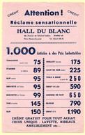 Buvard Hall Du Blanc, 1000 Articles à Prix Imbattables. Paris - 14e - Vestiario & Tessile