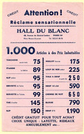 Buvard Hall Du Blanc, 1000 Articles à Prix Imbattables. Paris - 14e - Textilos & Vestidos