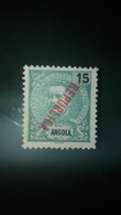 ERROS E VARIEDADES - ANGOLA - SOBRECARGA INVERTIDA - Unused Stamps