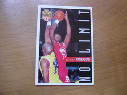 1995 Carte Basketball Panini BRUNO COQUERAN No Limit FFBB Basket - Otros & Sin Clasificación