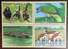 United Nations 1994 Endangered Species Birds Animals Reptiles MNH - Ohne Zuordnung