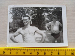 #FR4***    Handsome Man Men Boy Garcon Half Naked Swimsuit Beach Holiday - Personas Anónimos