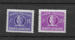 1949 Italy Briefzustellung Mi 9-10 Postfris** - Colis-concession