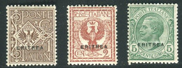 ERITREA 1924 SOPRASTAMPATI SERIE CPL.** MNH - Erythrée