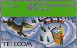 UK - Christmas 1990(BTC030), CN : 049C, Used - BT Emissioni Commemorative